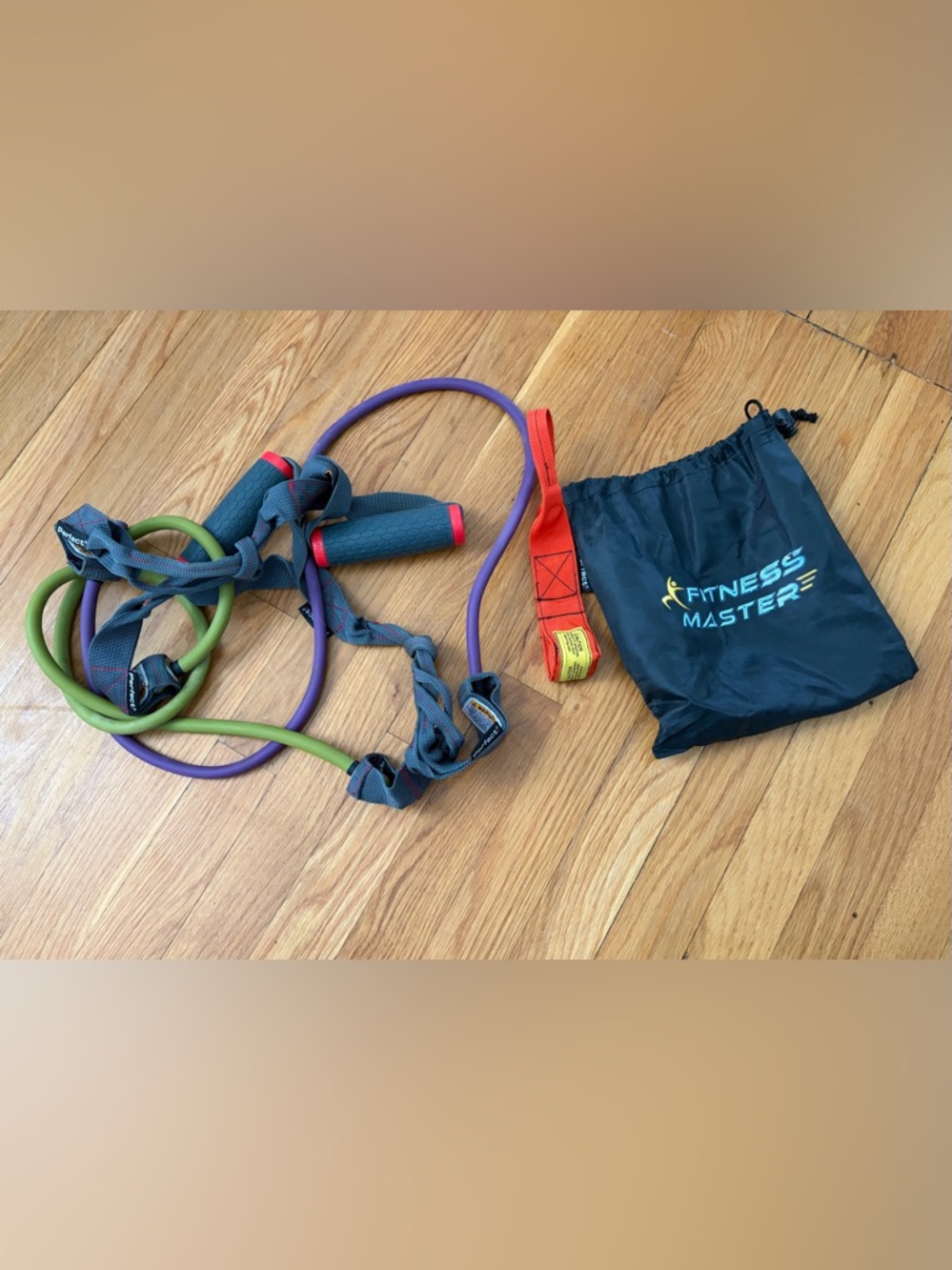 Resistance Band Set - Purple & Green